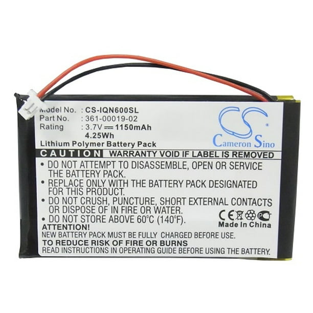 2X Pack Replacement for Garmin GPS Navigator Battery 1500mAh, 3.7V, Lithium Polymer Garmin Nuvi 660 Battery